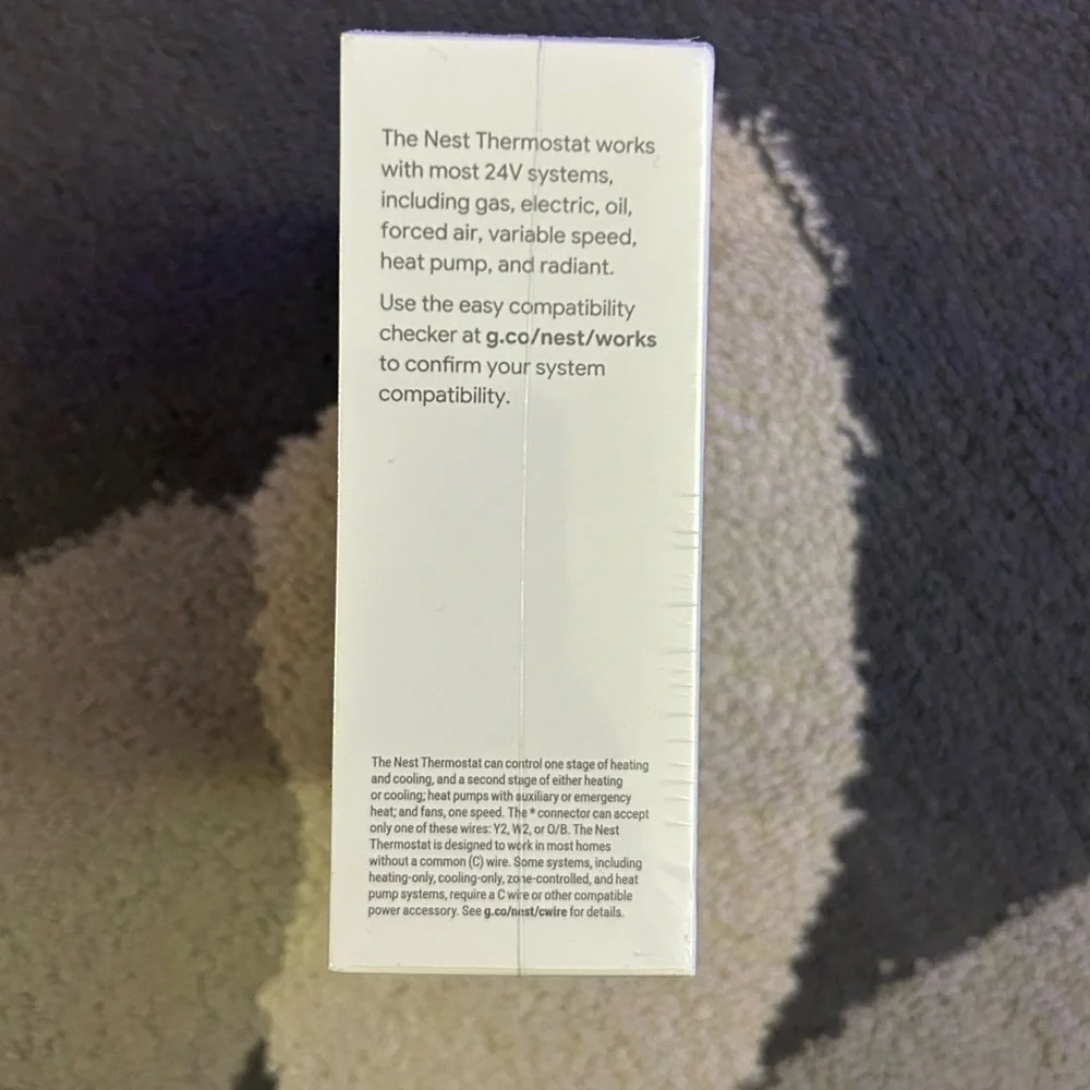 Google Smart Thermostat Device with Energy-Saving Features